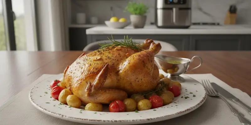 Poulet Rôti aux Herbes à l'Air Fryer Cosori