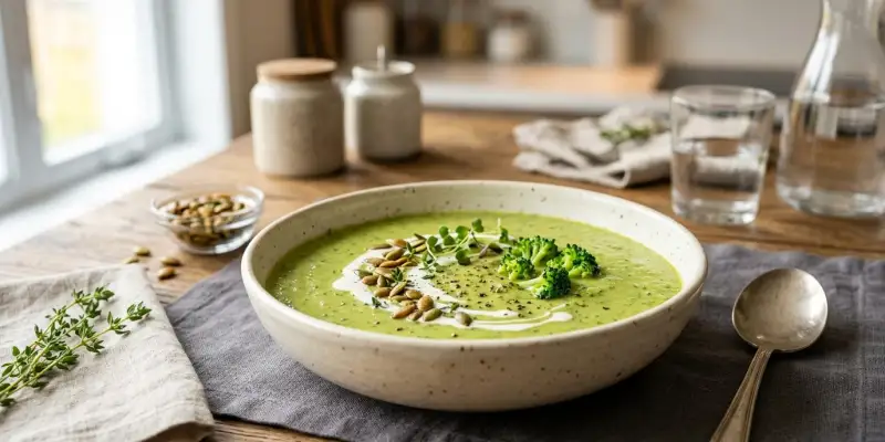 Velouté Protéiné de Brocoli, Courgette et Pommes de Terre