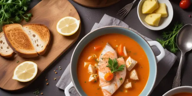 Soupe de poissons maison