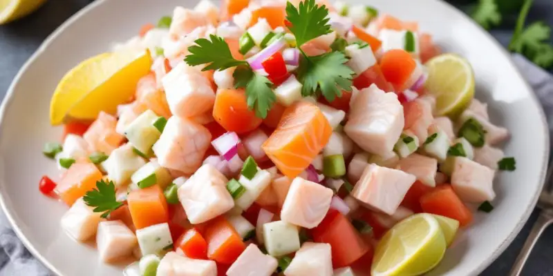 Ceviche de Poisson Blanc Rafraîchissant