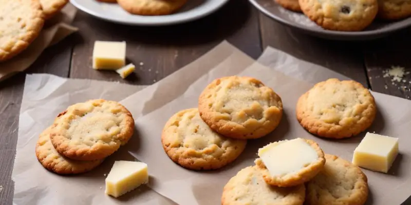 Cookies Salés Ail Rôti et Parmesan