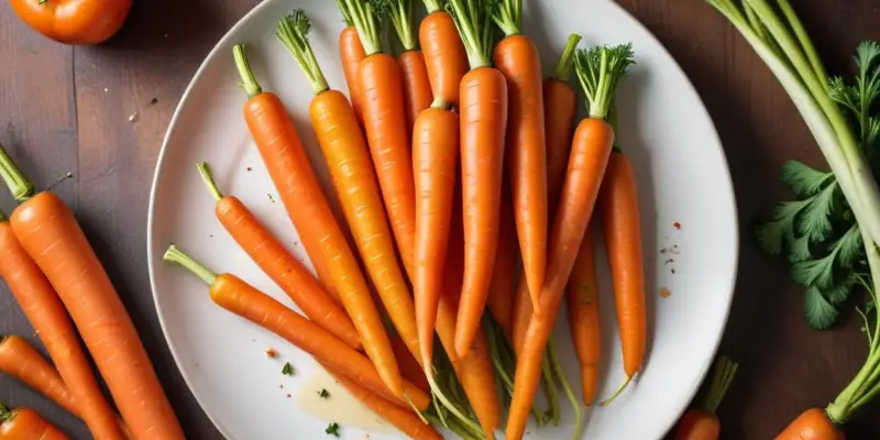 Carottes rôties au four