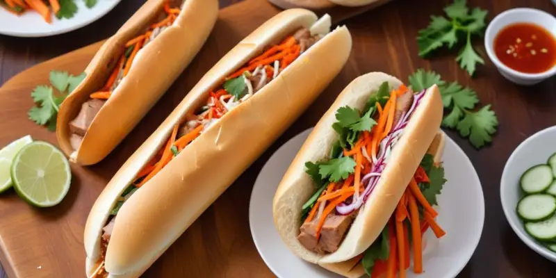 Banh mi traditionnel vietnamien