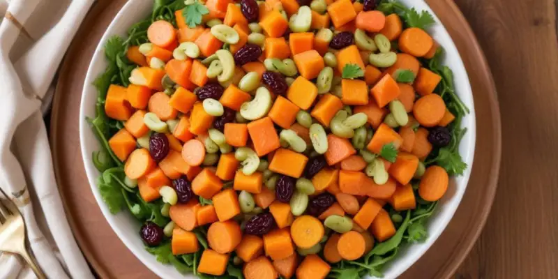 Salade de Carottes Râpées à la Coriandre et aux Raisins Secs