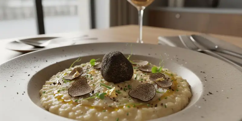 Risotto Mystère à la Truffe Noire