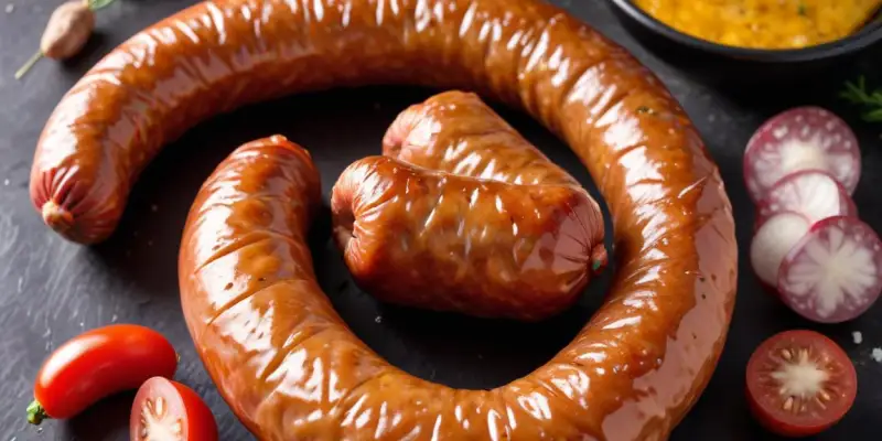 Saucisse de Montbéliard croustillante à l'Air Fryer