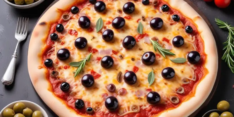 Pizza Napolitaine aux Anchois, Olives et Câpres