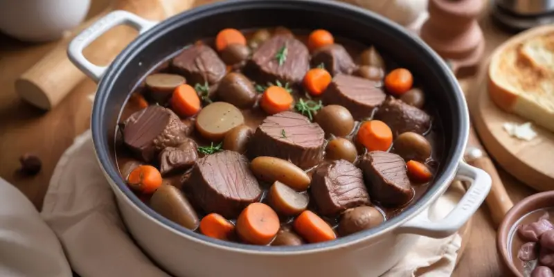 Bœuf bourguignon express au Cookeo