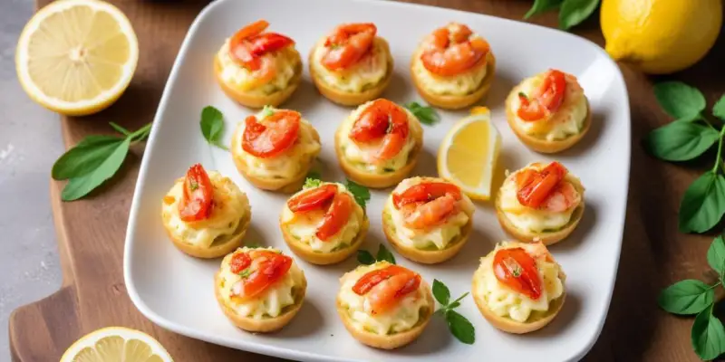 Bouchées Fraîches au Crabe et Citron Vert