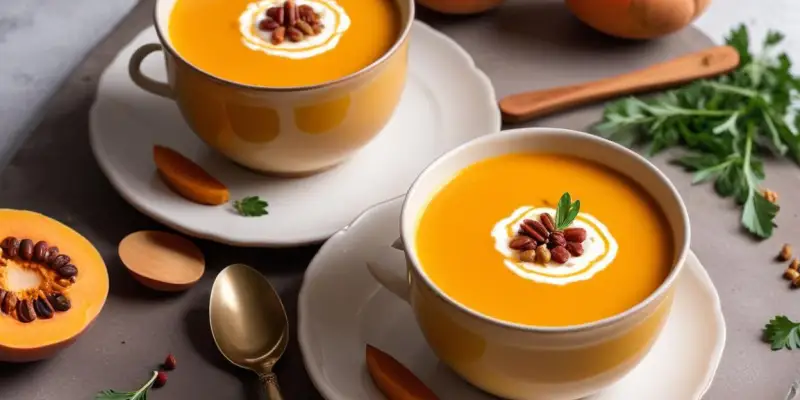 Velouté de butternut crémeux aux épices