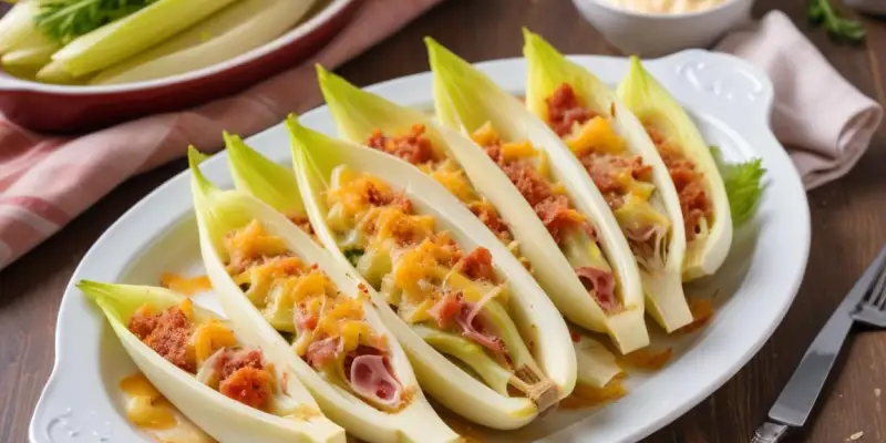 Endives au jambon gratinées