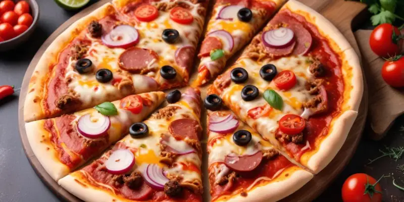 Pizza Mexicaine au Bœuf Épicé