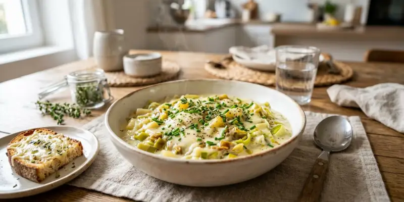Fondue de Poireaux Crémeuse au Cookeo