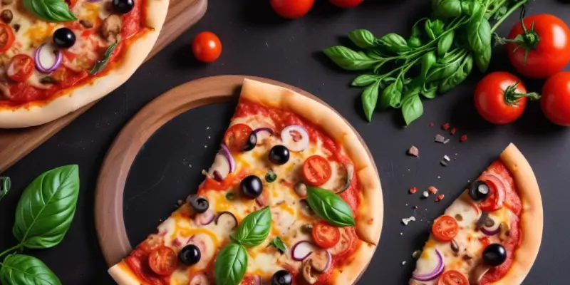 Pizza Maison aux Légumes d'Été