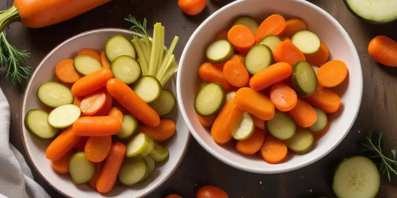 Pickles de carottes croquantes