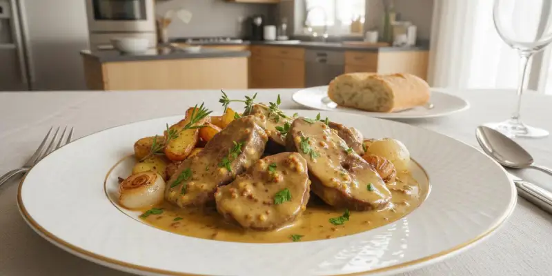 Rognons de Veau à la Moutarde à l'Ancienne