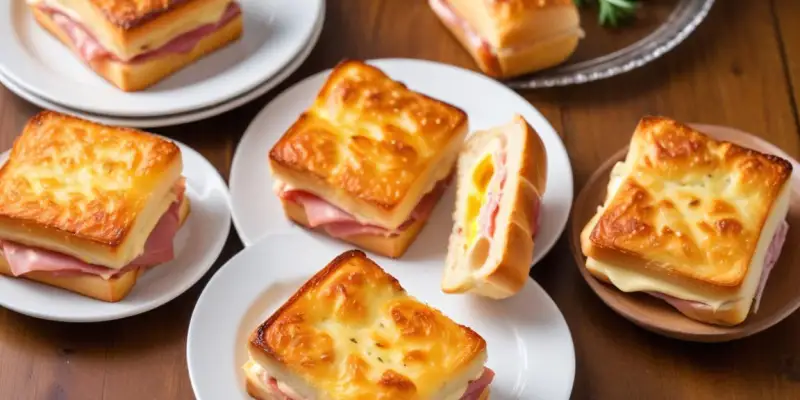 Mini Croques-Monsieur au Jambon Fumé