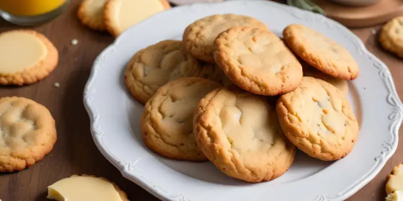 Cookies Salés à la Moutarde à l'Ancienne et au Gruyère