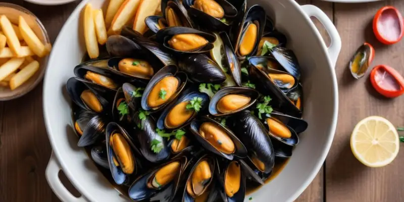 Moules Marinières et Frites Maison