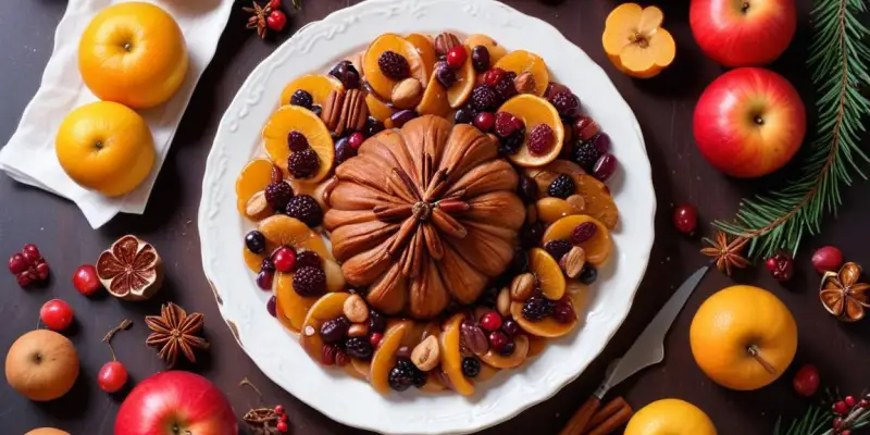 Chapon aux Marrons et Fruits Secs, Cuisine d'Hiver Festive