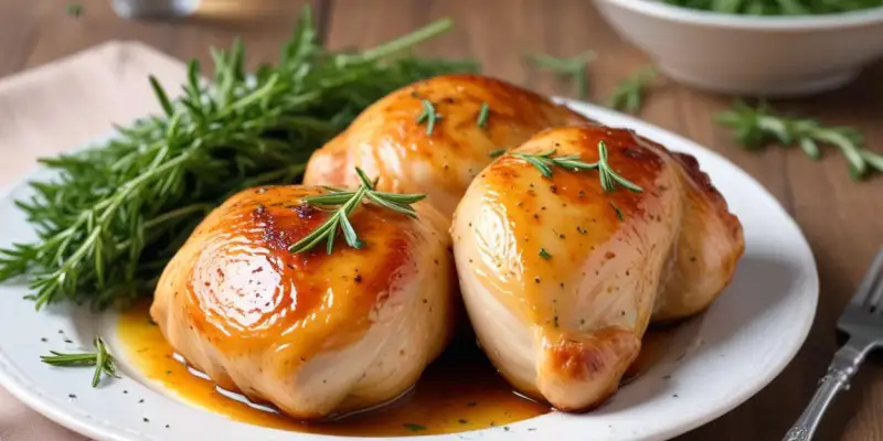 Poulet Rôti Fondant aux Herbes de Provence