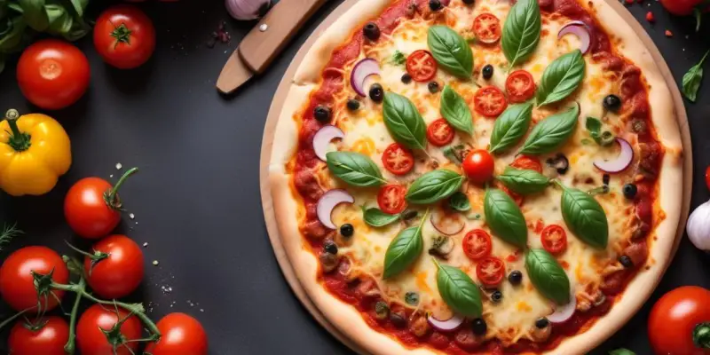 Pizza Maison aux Légumes de Saison