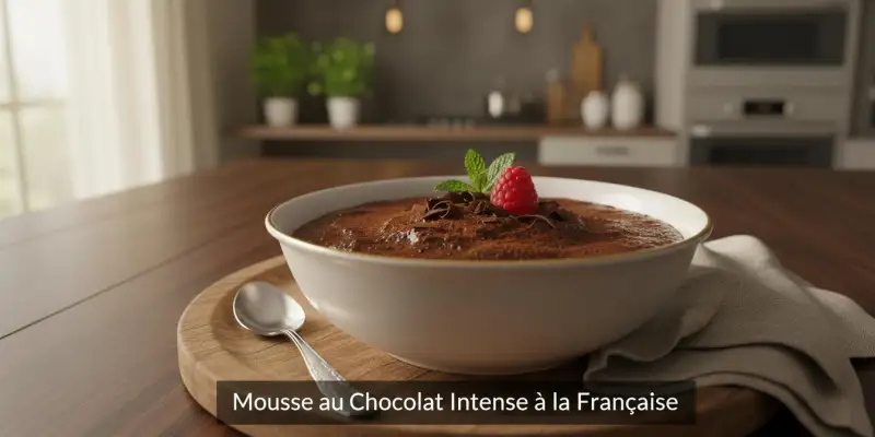 Mousse au Chocolat Intense à la Française