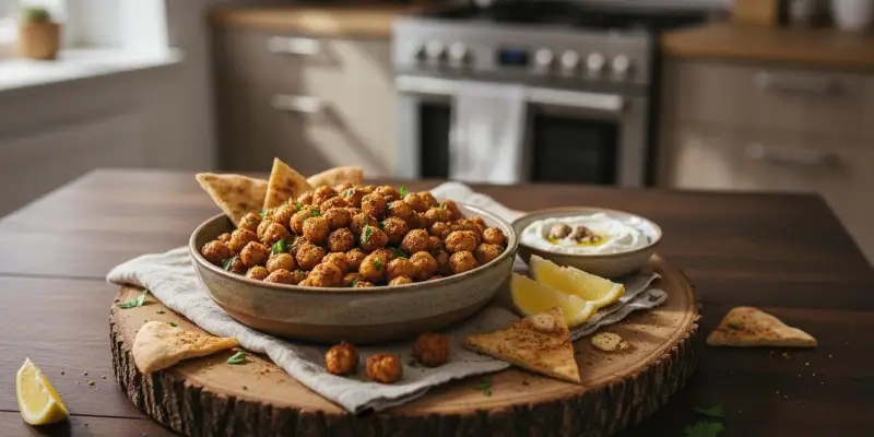 Pois Chiches Grillés Croustillants au Airfryer Cosori