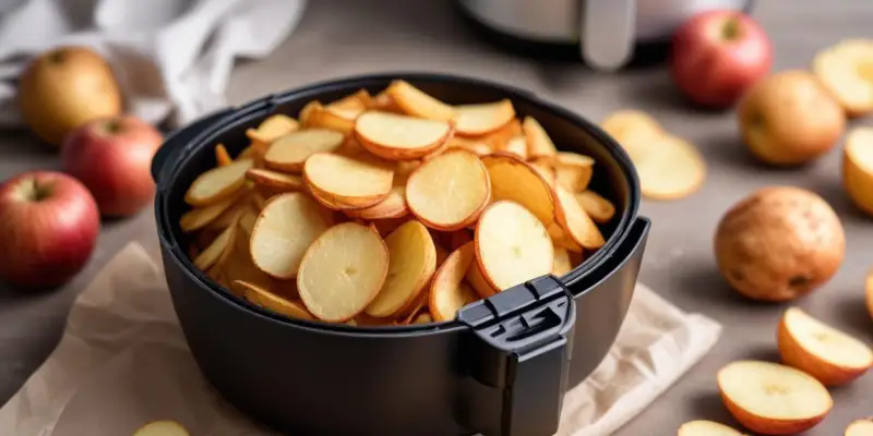 Chips de pommes de terre ou de patates douces au AirFryer