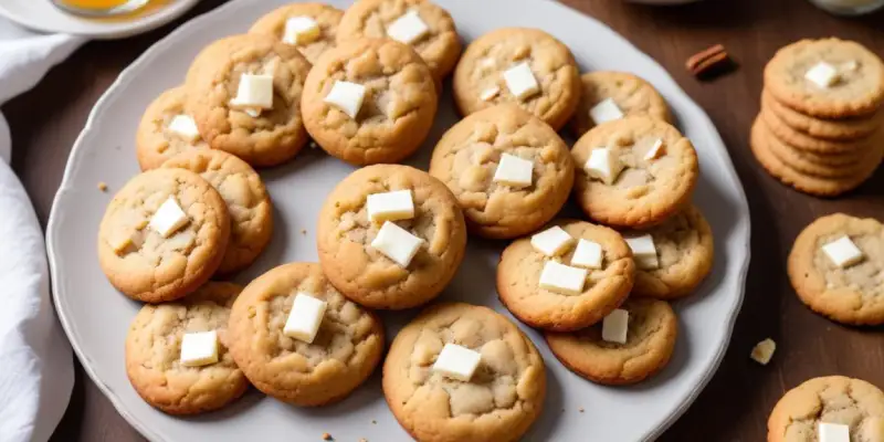 Cookies salés chèvre, noix et miel