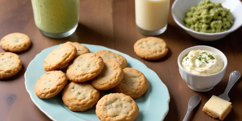 Cookies Salés aux Algues et Fromage Frais