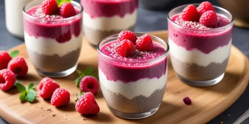 Pudding de Chia Coco-Framboise Rafraîchissant