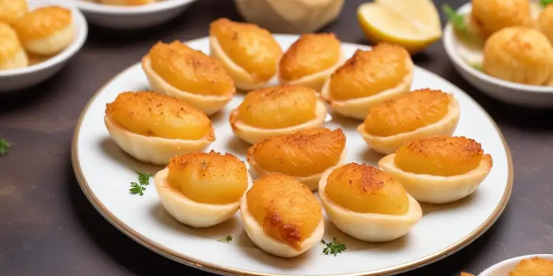 Bouchées de Saint-Jacques snackées