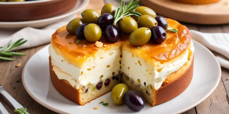 Cake aux Olives et Feta