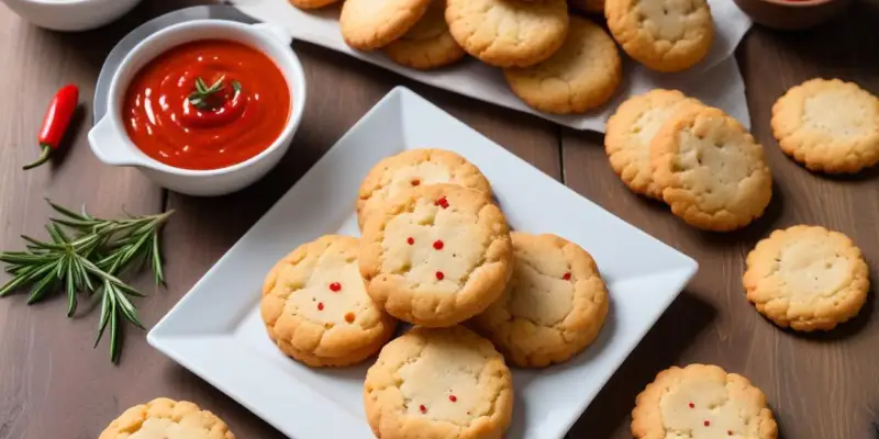 Cookies salés au chèvre et piment d'Espelette