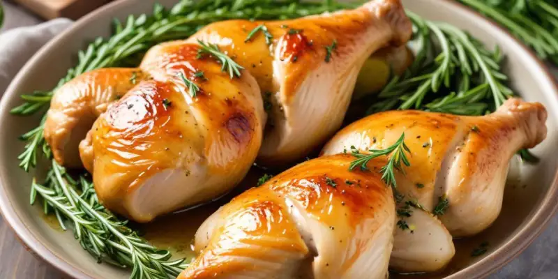 Pilons de Poulet Rôtis aux Herbes