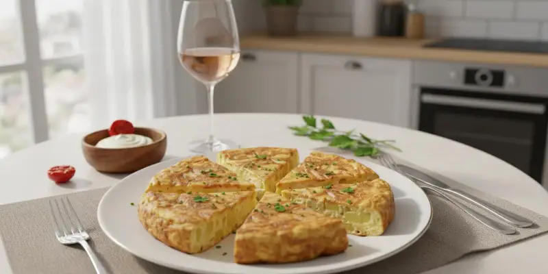 Tortilla Espagnole Légère au Airfryer Cosori 10L