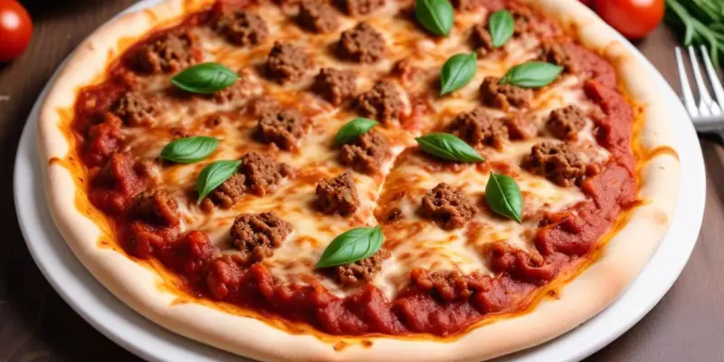 Pizza Bolognaise Maison