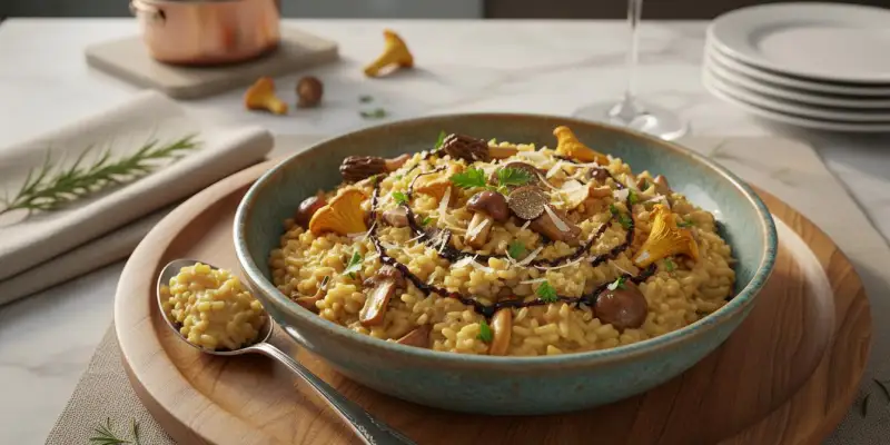Le Risotto Mystère aux Champignons Sauvages