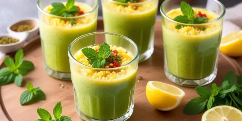 Verrines de Taboulé Libanais à la Menthe Fraîche