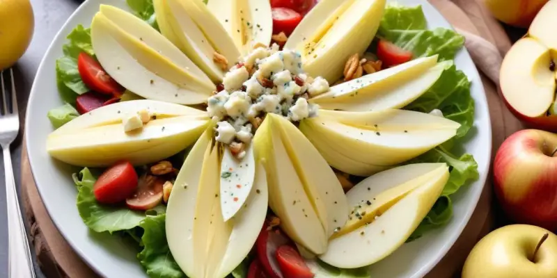 Salade d'Endives, Roquefort, Noix et Pomme