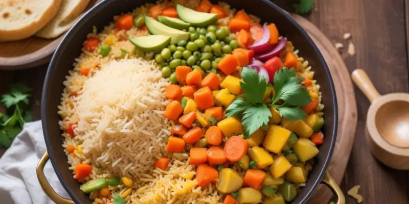 Riz Coco-Légumes One Pot