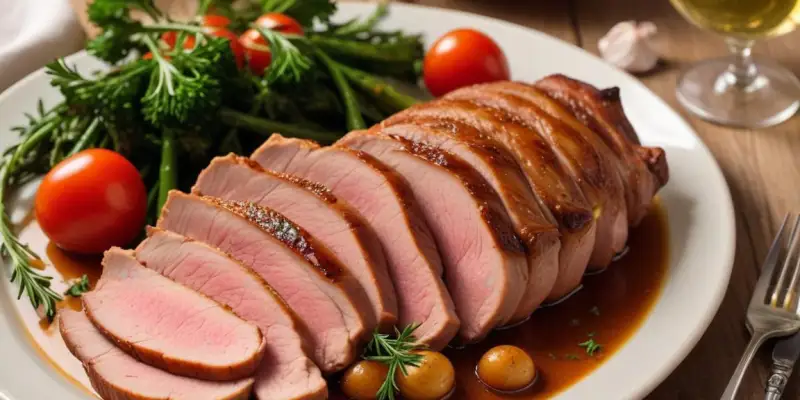 Côtes de Porc Saisies à l'Ail et au Thym