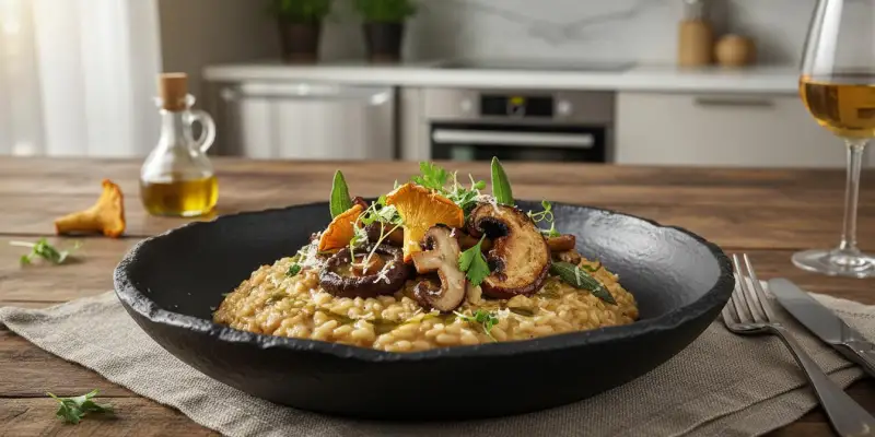Le Risotto de l'Infiltré aux Champignons