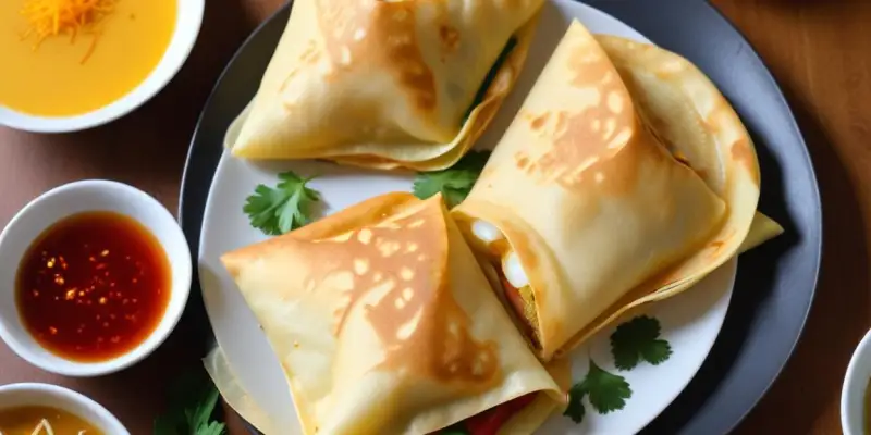 Banh Xeo: Crêpes Vietnamiennes Croustillantes
