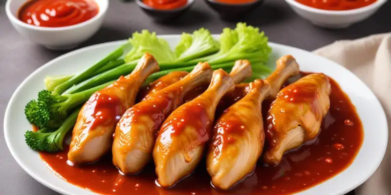 Pilons de Poulet Caramélisés Sauce Sriracha