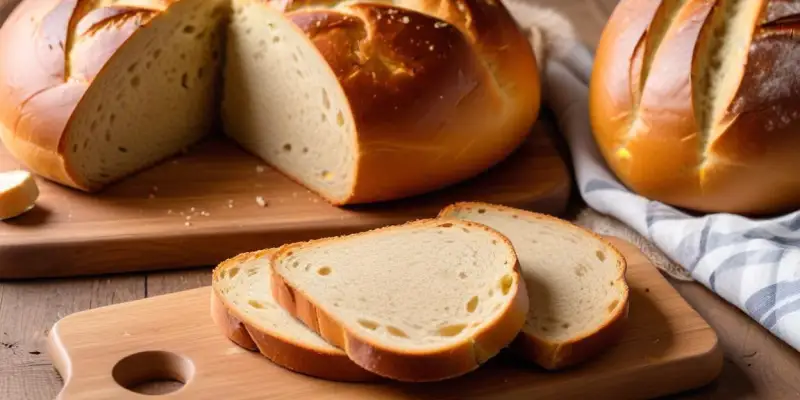 Pain de seigle maison rustique