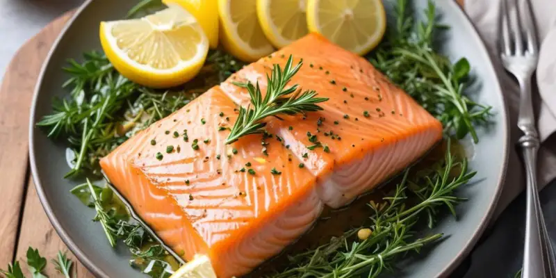 Saumon au Citron et aux Herbes