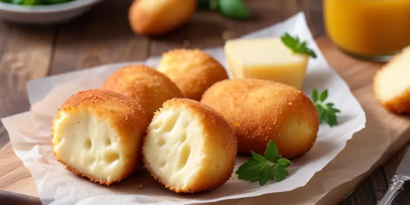Croquettes de fromage au parmesan