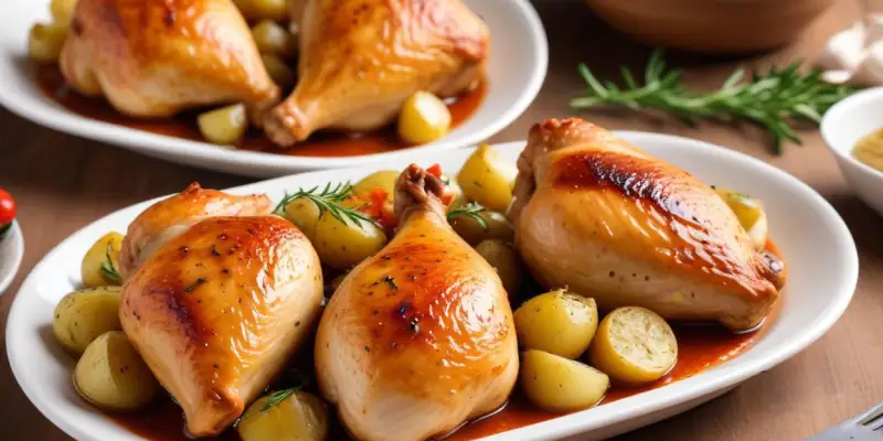 Pilons de Poulet Rôtis aux Saveurs Méditerranéennes